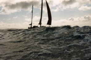 Our buddy yacht Black Swan in the Irish Sea